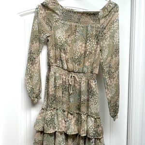 Young girls floral dress